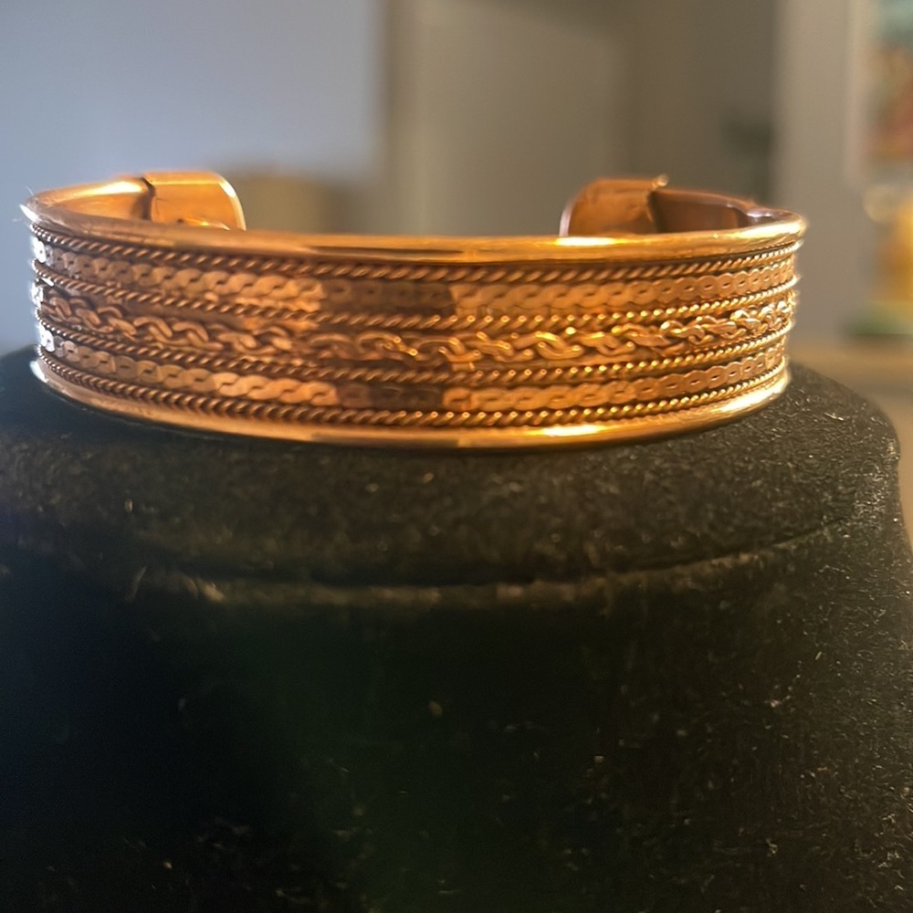 Pure cooper cuff bracelet